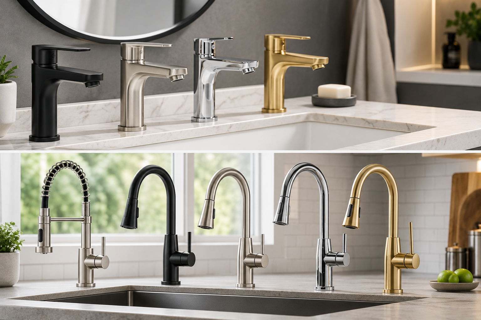 KITCHEN AND VANITY FAUCET