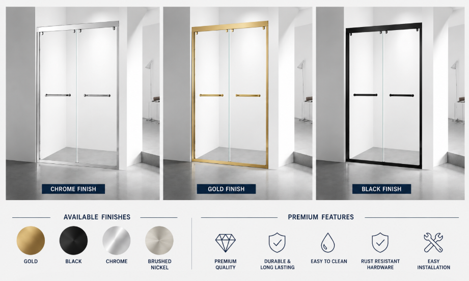 FRAMED SHOWER DOOR
