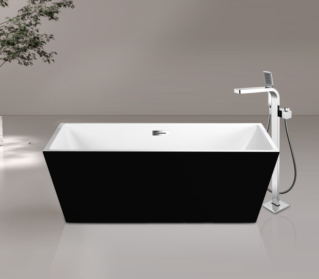 Freestanding Fluted Bathtub view 2