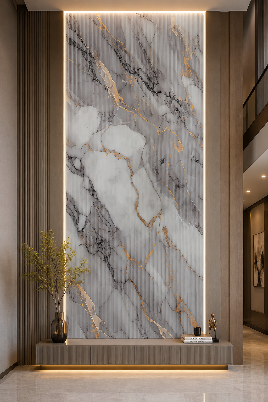 3D PVC marble Sheet view 1