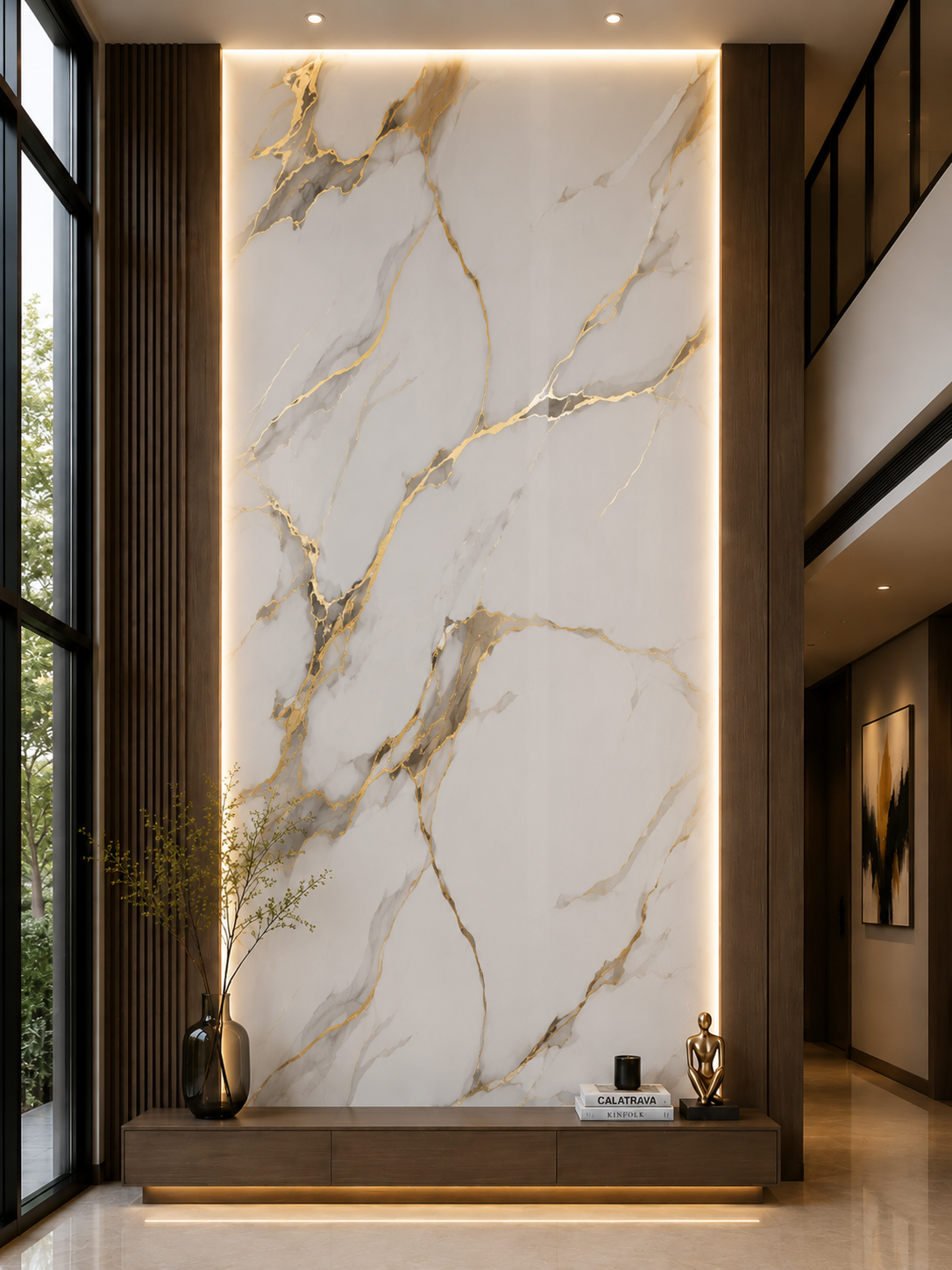 3D PVC marble Sheet view 3