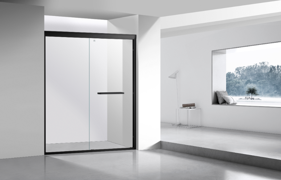 Framed Shower Door – Black - 60" x 60", 48"x71", 60x71"
