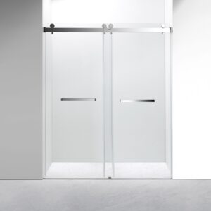 Shower Door Frameless – 72x72" Chrome